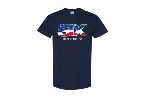 SIX made in the USA navy colored T-shirt