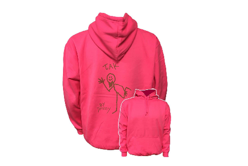 image of pink Timmy Hoodie